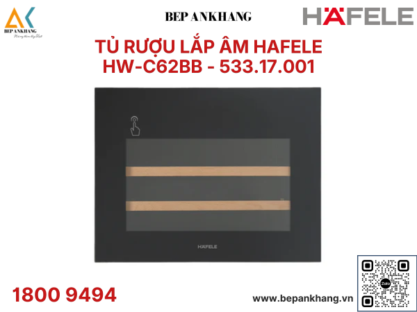 Tủ Rượu Lắp Âm HAFELE HW-C62BB - 533.17.001 - Thương Hiệu Đức